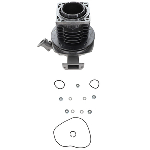 Segments de piston pour compresseur d'air et de gaz, kit d'assemblage de piston avec chemise de cylindre OEM 1503580160 K0650 E103495CRK - Product Image 1