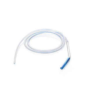 Système de drainage fermé sans hub, canne de drainage canack RFD, en silicone médical jetable, transparent, certifié CE, cannelé - Product Image 4