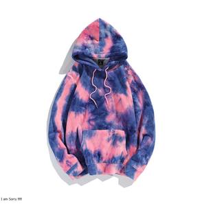Alta calidad al por mayor suéter grueso logotipo personalizado tie Dye sudaderas con capucha de secado rápido Unisex algodón poliéster Tie Dye sudaderas con capucha OEM - Product Image 1