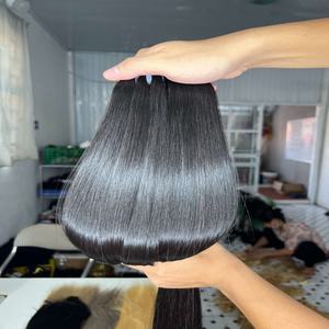 Extensiones de cabello humano vietnamita de 22, 24 y 26 pulgadas al por mayor, color de cabello natural de trama de doble estirado crudo de alta calidad - Product Image 2