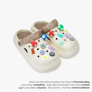 Breloques pour chaussures en PVC, résine et caoutchouc, ornées de strass et de décorations florales – Accessoires élégants pour sabots - Product Image 5