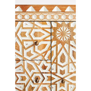 Mueble de Diseño Marroquí Hecho a Mano con 2 Puertas y 3 Cajones - Product Image 6