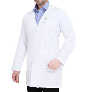 Bata de Laboratorio de la Mejor Calidad, Nuevo Estilo, Color Sólido, Unisex, Precio Razonable, Bata de Laboratorio al por Mayor - Product Image 2