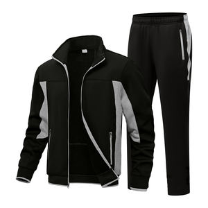 Chándal Deportivo Informal de Alta Calidad para Hombre, con Logotipo Personalizado, Transpirable, de Forro Polar, Versátil, de Color Sólido, Talla Grande - Product Image 1