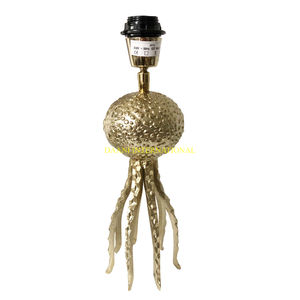 Modern <b>Gold</b> Octopus Table <b>Lamp</b> Base Unique Marine Inspired Nautical Lighting For Bedroom Tabletop Office And Coastal Decor <b>Lamps</b> - Product Image 1