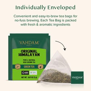 VAHDAM, Himalayan Green <b>Tea</b> (30 Count) - Product Image 3