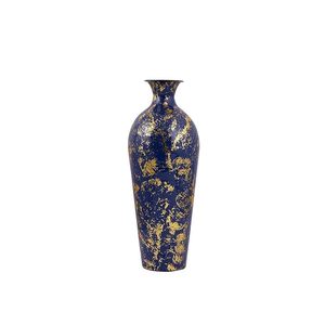 Elegant Metal <b>Vase</b> with Golden Touch for Modern Decor Sleek Metal <b>Vase</b> with Gold Accents for a Luxurious Look - Product Image 3