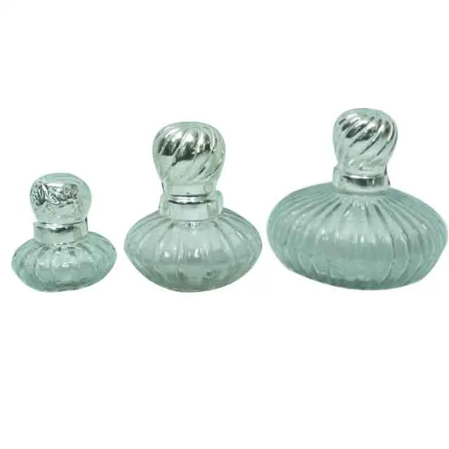Multi Geurstoffen Container Glazen Parfumfles Decoratieve Designer Ronde Vorm 50 Ml Glazen Parfumflesjes Van Hoge Kwaliteit