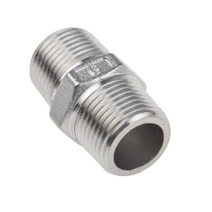 Mamelon en acier inoxydable forgé de qualité supérieure 1/2 "raccord mâle poli de qualité industrielle longue durée de vie OEM résistant à la corrosion - Product Image 5