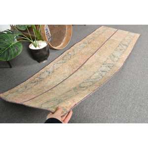 Tapis turc vintage 195 pieds carrés classique bohème marron vert Patchwork Design laine Latex Rectangle grande surface tapis de chambre 4m - Product Image 2