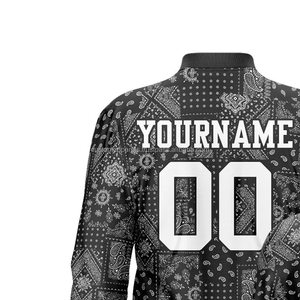 แจ็กเก็ตทีมตัวแทนของผู้ชายระดับพรีเมี่ยมในเมืองดีไซน์หรูหราแนวสตรีทคอตั้งด้านหน้าปักผ้าขนสัตว์กันลมระบายอากาศได้ดี100% ฤดูร้อน - Product Image 3