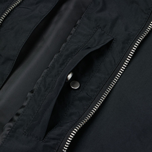 Blouson d'aviateur à fermeture éclair de couleur unie pour hommes logo personnalisé blouson d'aviateur léger de qualité supérieure pour hommes - Product Image 4