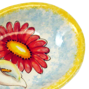 Repose-cuillère en céramique artisanale de haute qualité, 28 cm, design contemporain, fabriqué en Italie, poterie de cuisine - Product Image 2
