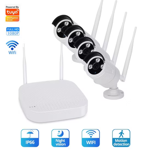 Lồng tiếng ghi 2MP/5MP 4CH/8CH NVR Camera an ninh không dây Kit với tầm nhìn ban đêm WIFI hệ thống CCTV cho an toàn ngoài trời - Product Image 5