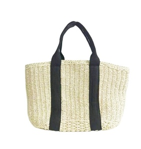 Bolso Tote Tejido Minimalista de Calidad Premium, Bolso de Mercado Tejido a Mano, Bolsos de Playa de Macramé, Directo del Proveedor Indio - Product Image 1