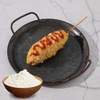 Mélange en poudre pour corn dog mochi traditionnel Chewco, 100% pur, certifié HACCP