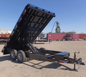 Premium Quality 4-Wheel 8 Ton Hydraulic Tipping Dump Trailer 7 x 14 FT Heavy Duty Dump Trailer for Sale | Farm Trailer - Product Image 4
