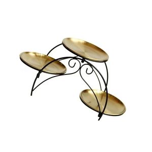 แท่นวางเค้กสามชั้นแบบใหม่ล่าสุดสำหรับแสดงคัพเค้กขนมหวานสำหรับงานแต่งงานที่บ้านโรงแรมร้านอาหารงานเลี้ยงวันเกิดของตกแต่งงานอีเว้นท์ - Product Image 6