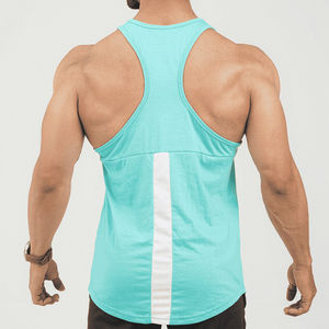Camisetas sin mangas de LICRA de poliéster ligeras sin costuras para hombre, camisetas sin mangas de secado rápido para correr de verano, chaleco de carrera transpirable - Product Image 3