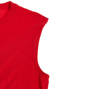 เสื้อกล้ามผ้าฝ้าย100% คุณภาพสูงผ้าถักแบบลำลองระบายอากาศโลโก้ตามสั่งสไตล์ใหม่ - Product Image 5