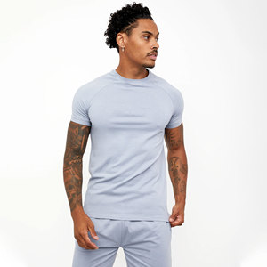 Camisetas en blanco personalizadas de alta calidad de algodón 100% para hombre, camisetas gráficas de gran tamaño con cuello, venta en línea - Product Image 6