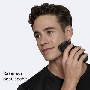 Rasoir électrique étanche IPX7 pour homme avec lames flexibles et peignes de réglage pour un rasage précis du visage - Product Image 3