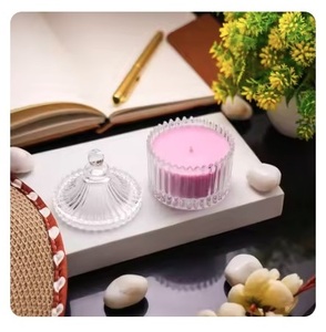 Frascos de velas perfumados hechos a mano con cera de soja, etiquetas personalizadas y aroma de fragancia de larga duración perfecto para el hogar o para regalar - Product Image 3