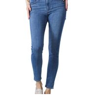 Pantalon en denim élégant pour femmes, tissu de haute qualité, look tendance, idéal pour l'entraînement sportif ou le style de vie actif, usage quotidien