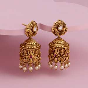 Pendientes de Perlas Vintage 188647 - Product Image 2