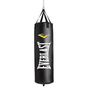 กระสอบทรายสำหรับชกมวย Everlast Nevatear ขนาด 40 ปอนด์ สีดำ สำหรับออกกำลังกายและฝึกซ้อมคิกบ็อกซิ่ง - Product Image 1