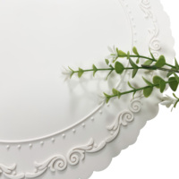 Sous-verres antidérapants en silicone rond de haute qualité protecteur de table soucoupe de décoration de table écologique et durable