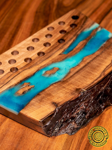 High Gloss Handmade Epoxy Resin <b>Pen</b> <b>Holder</b> Stylish Modern Design Durable Office Desk Organizer for Corporate Branding - Product Image 5