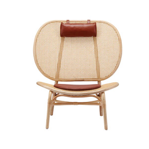 High Quality Solid Rattan Lounge <b>Chair</b> with <b>Cushion</b> for <b>Indoor</b> and Outdoor Use in Living Room Apartment or Villa - Product Image 2