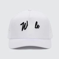 Chapeaux de golf imperméables à 5 panneaux en gros avec trous découpés au laser personnalisés motif léopard brodé en 3D fabriqué au Vietnam Logo personnalisé