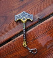 Hash Sign Porte-clés Thor en métal personnalisés Dieu de la guerre Porte-clés et mini porte-clés de mode Porte-clés cadeaux de collection
