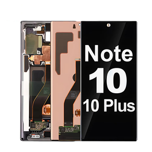 Precio de Fábrica Original para Samsung <span class=keywords><strong>Galaxy</strong></span> <span class=keywords><strong>Note</strong></span> 10 <span class=keywords><strong>Plus</strong></span> 5G, Pantalla LCD de Repuesto con Marco, Pantalla OLED - Product Image 1