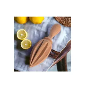 Wholesale Wood lemon reamer Handheld Citrus Juicer Kitchen Juicing Tool Manual at competitive price