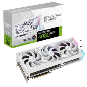 Tarjeta Gráfica Auténtica Rogs Strix GeForce RTX 4080 Super Edición Blanca de 16 GB - Product Image 1