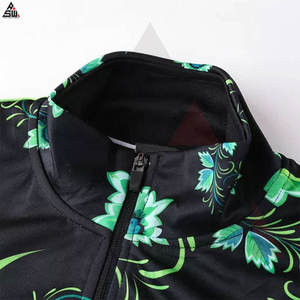 Fait sur mesure unisexe Vintage coupe-vent 100% coton survêtement ensemble fermeture éclair Sublimation costume grande taille décontracté solide respirant - Product Image 2