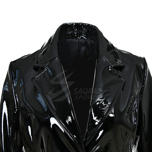 Abrigo de cuero de diseño único hecho en Pakistán abrigo de cuero de mujer transpirable duradero superventas para venta en línea - Product Image 5
