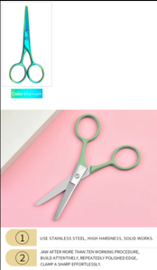 Mini ciseaux à ongles haut de gamme les plus vendus outil de beauté en acier inoxydable avec pointe de lame tranchante pour la manucure et le soin des cuticules - Product Image 5