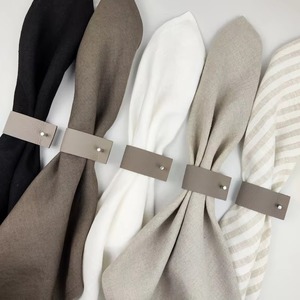 Porte-serviette en cuir fabriqué à la main pour décoration de table événements de mariage hôtel salle à manger Style naturel Serviette Accent - Product Image 3