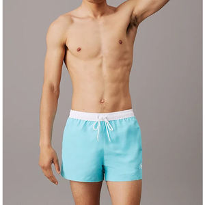 Short de bain pour homme, séchage rapide, doublure en maille respirante, ceinture élastique, coupe confortable, idéal pour la mode estivale - Product Image 2