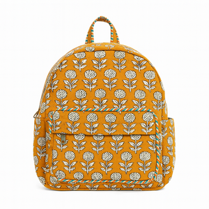 กระเป๋าเป้ผ้าควิลท์ลายปะติดปะต่อ พร้อมซิปปิด ความจุเยอะ น้ำหนักเบา ใช้ได้ทั้งชายและหญิง สไตล์โบฮีเมียน ฮิปปี้ - Product Image 1