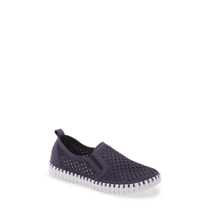 Sneaker Navy Ilse Jacobsen Taglia 10US Tulip Slip-On con Fodera Traspirante in Tessuto - Product Image 4