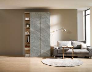 Finition de surface en pierre du panneau HPL gris français MGS 12505 pour application dans le salon - Product Image 3