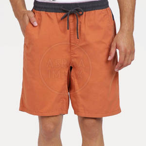 Ropa de calle OEM de diseño personalizado para hombre, pantalones cortos de lona de algodón 100% transpirables, estilo informal sólido, último lanzamiento, precio razonable - Product Image 1