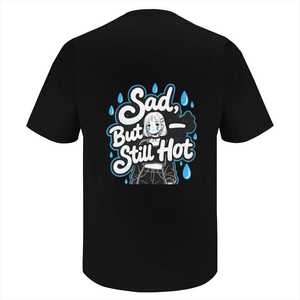 Classique hommes col rond décontracté coton t-shirt moderne couleur bloc imprimé formel tricoté Style élégant appel à la mode - Product Image 1