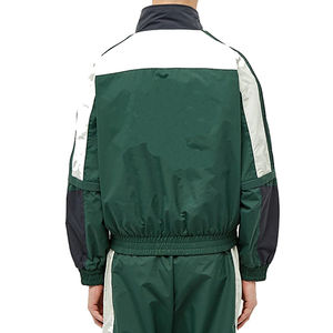 Chaqueta cortavientos con logotipo estampado de nailon con cremallera personalizada para hombre, forro de malla transpirable de secado rápido de alta calidad - Product Image 3