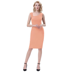 Abito <span class=keywords><strong>Aderente</strong></span> da <span class=keywords><strong>Donna</strong></span> Stile Retrò Vintage Senza Maniche Avvolgente sui Fianchi BP000302-2 - Product Image 5